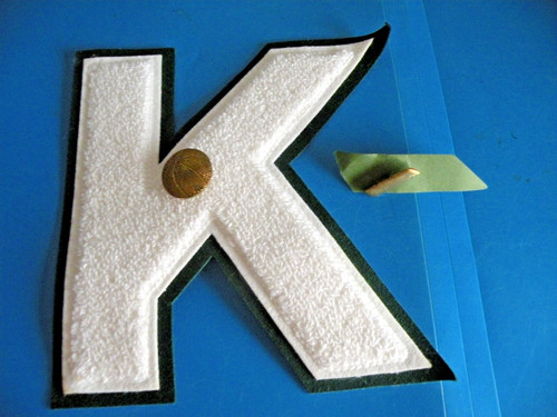 Letterman letter high - letterman, "k"